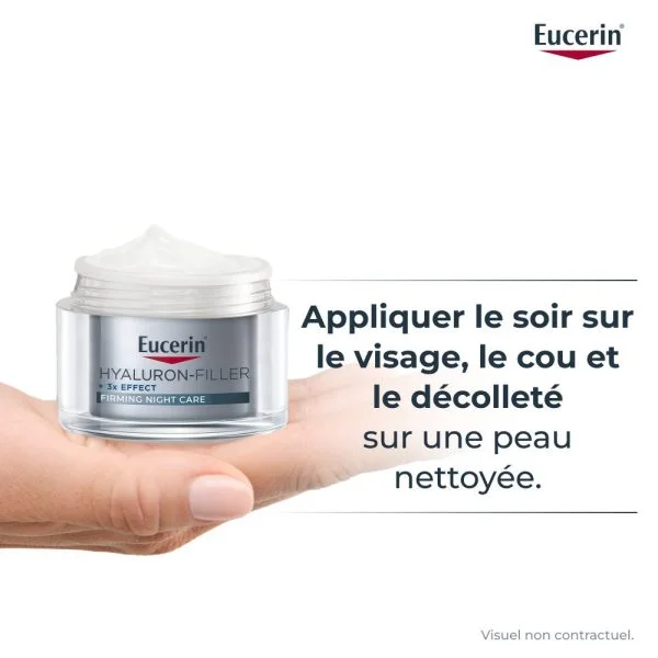 Eucerin Hyaluron-Filler 3X Effect Soin de Nuit 50ml – photo 2