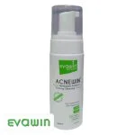 Flacon pompe moussante blanc Evawin Acnewin mousse nettoyante purifiante 150 ml