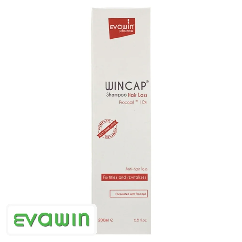 evawin-wincap-shampoing-anti-chute-200ml.jpg Étui blanc et rouge Evawin Wincap Shampooing antichute 200 ml