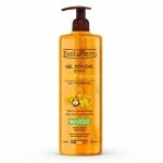 Flacon pompe ambré Evoluderm Gel Douche Soyeux Huile Précieuse 500 ml