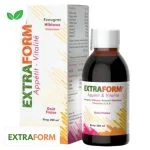 Étui et flacon Extraform Appétit et Vitalité sirop 200 ml goût fraise