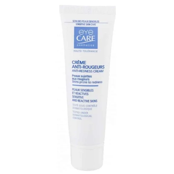 Tube blanc de crème anti-rougeurs Eye Care haute tolérance