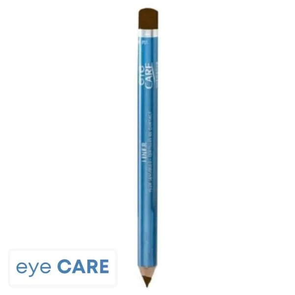 Crayon eyeliner bleu Eye Care avec mine brune taillée
