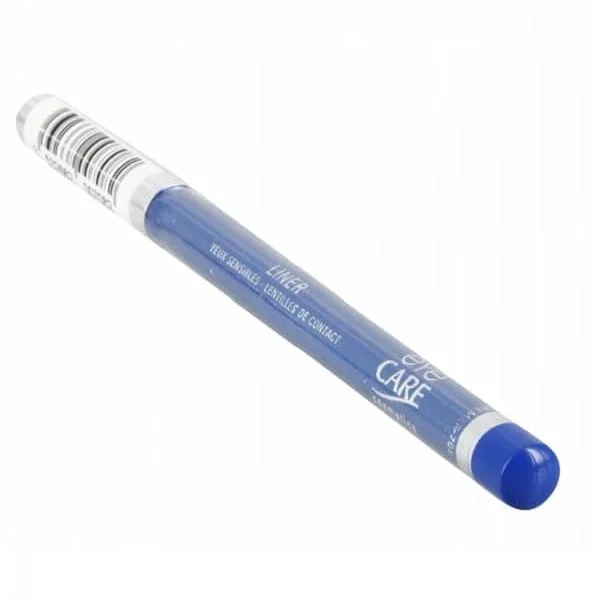 Crayon liner yeux Eye Care bleu outremer avec capuchon assorti