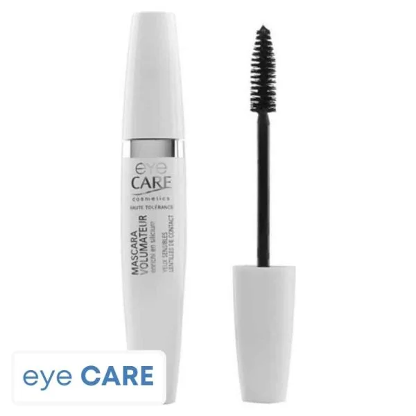 Tube blanc de mascara volumateur Eye Care avec brosse conique