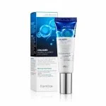 Tube bleu argenté Farmstay Collagen Water Full Moist Eye Cream et étui