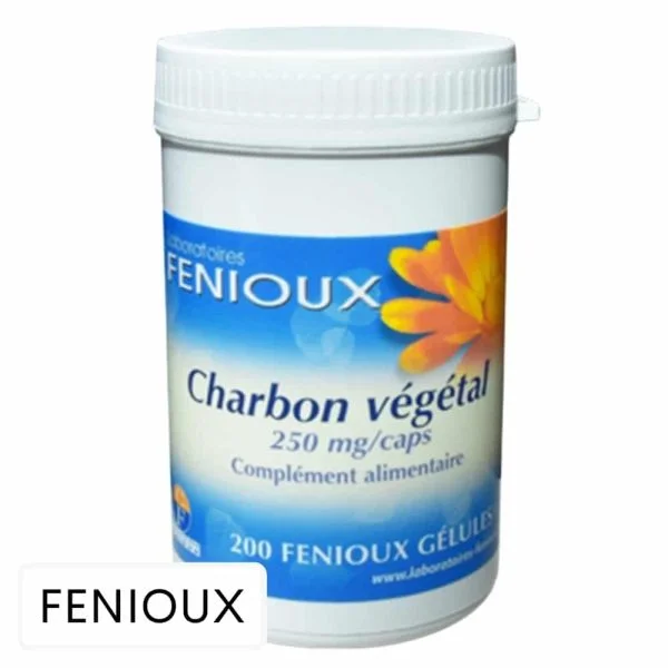 Fenioux Charbon Végétal 250mg 200 Gélules