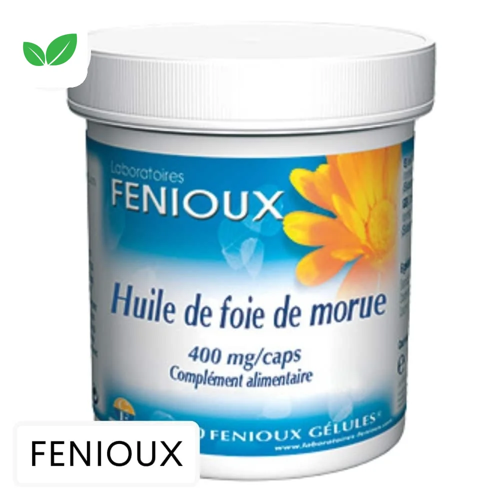 fenioux-huile-de-foie-de-morue-400mg-50-capsules.jpg Pot Fenioux Huile de foie de morue 400 mg capsules