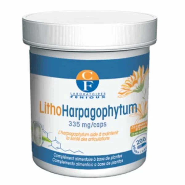 Fenioux Lithoharpagophytum 335mg Santé Des Articulations 90 Gélules