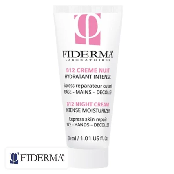 Fiderma B12 Crème De Nuit Hydratante Intense 30ml