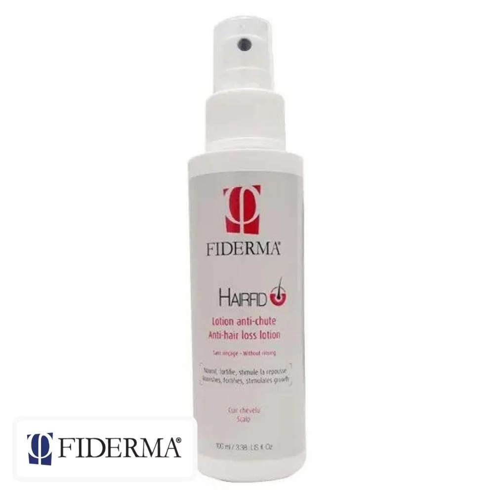 fiderma-hairfid-lotion-anti-chute-100ml.jpg Flacon spray Fiderma Hairfid lotion anti-chute 100 ml, cuir chevelu