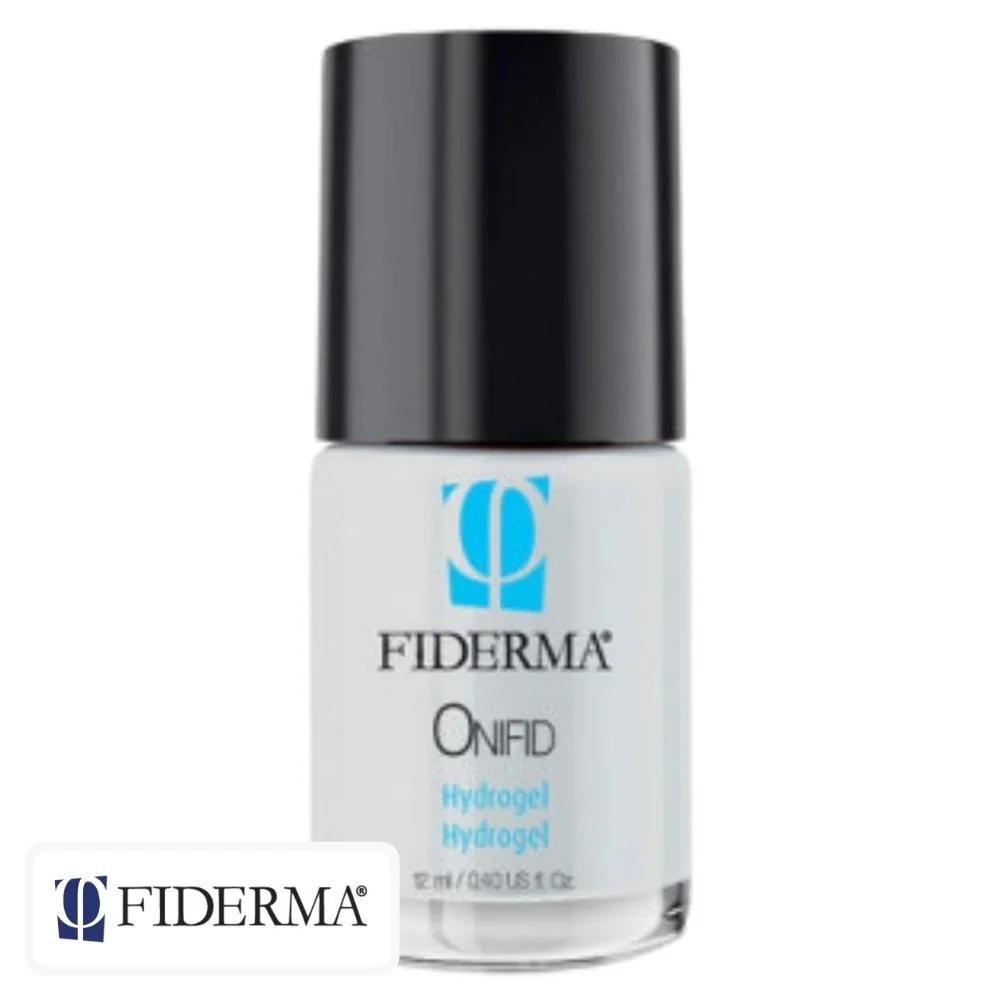 fiderma-onifid-vernis-a-ongles-hydrogel-12ml.jpg Flacon vernis Fiderma Onifid Hydrogel 12 ml, bouchon noir brillant