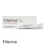 Étui et tube blancs Fillerina 12 HA crème contour des lèvres grade 4