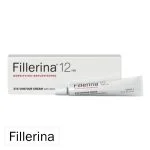 Étui et tube blancs Fillerina 12 HA crème contour des yeux grade 4