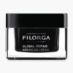 Pot en verre noir Filorga Global-Repair Advanced Cream crème visage 50 ml