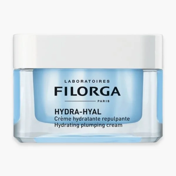 Pot bleu translucide Filorga Hydra-Hyal crème hydratante repulpante 50 ml