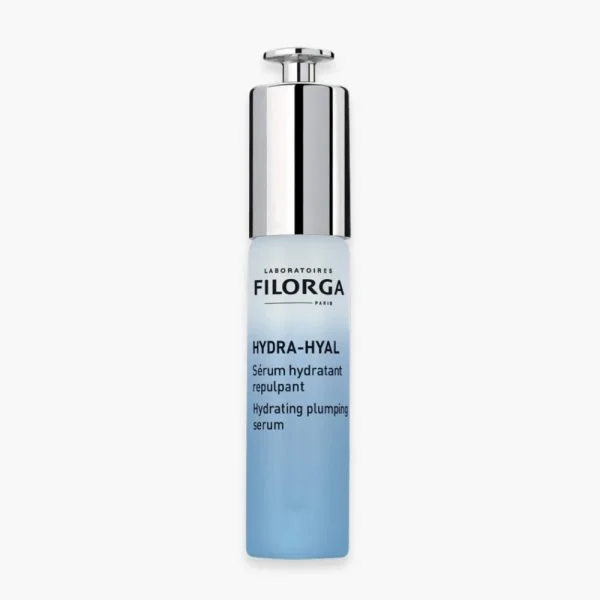 Flacon bleu dégradé Filorga Hydra-Hyal sérum hydratant repulpant 30 ml