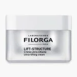 Pot argenté nacré Filorga Lift-Structure crème ultra-liftante 50 ml couvercle blanc