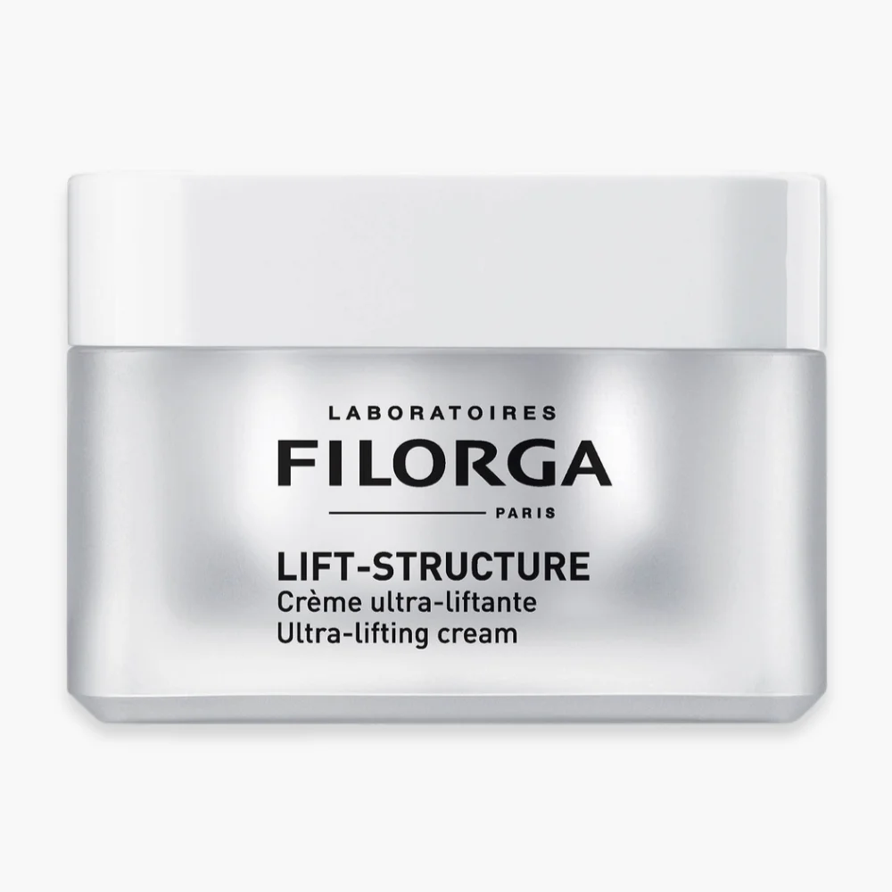 filorga-lift-structure-creme-ultra-liftante-50ml.jpg Pot argenté nacré Filorga Lift-Structure crème ultra-liftante 50 ml couvercle blanc