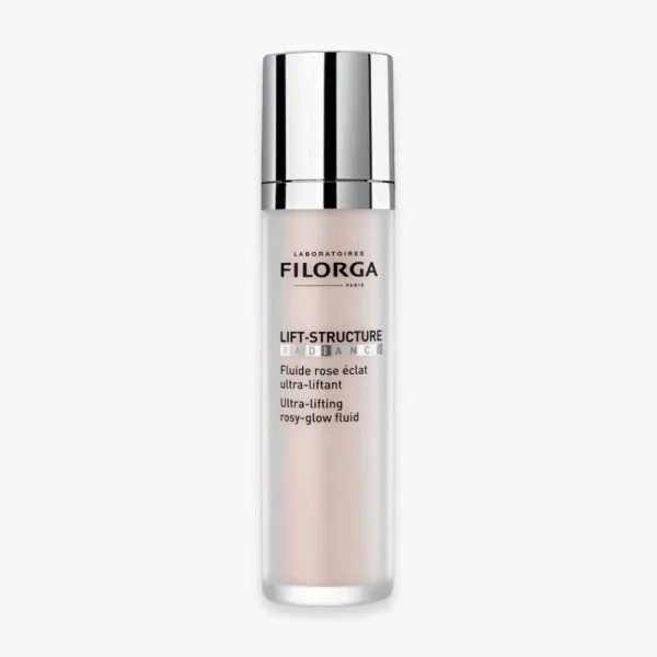 Flacon rose pâle Filorga Lift-Structure Radiance fluide rose éclat 50 ml