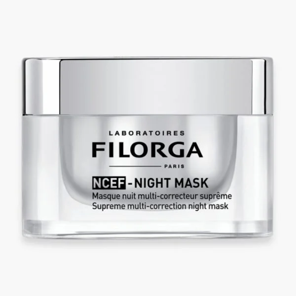 Pot transparent Filorga NCEF-Night Mask, masque nuit multi-correcteur suprême, 50 ml
