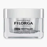 Pot argenté Filorga NCEF-Revitalize, crème polyrevitalisante raffermissante, couvercle métallisé, 50 ml