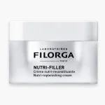 Pot blanc et argenté Filorga Nutri-Filler, crème nutri-reconstituante visage, 50 ml