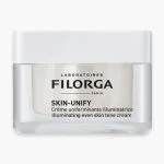 Pot blanc Filorga Skin-Unify, crème uniformisante illuminatrice, texture blanche, 50 ml