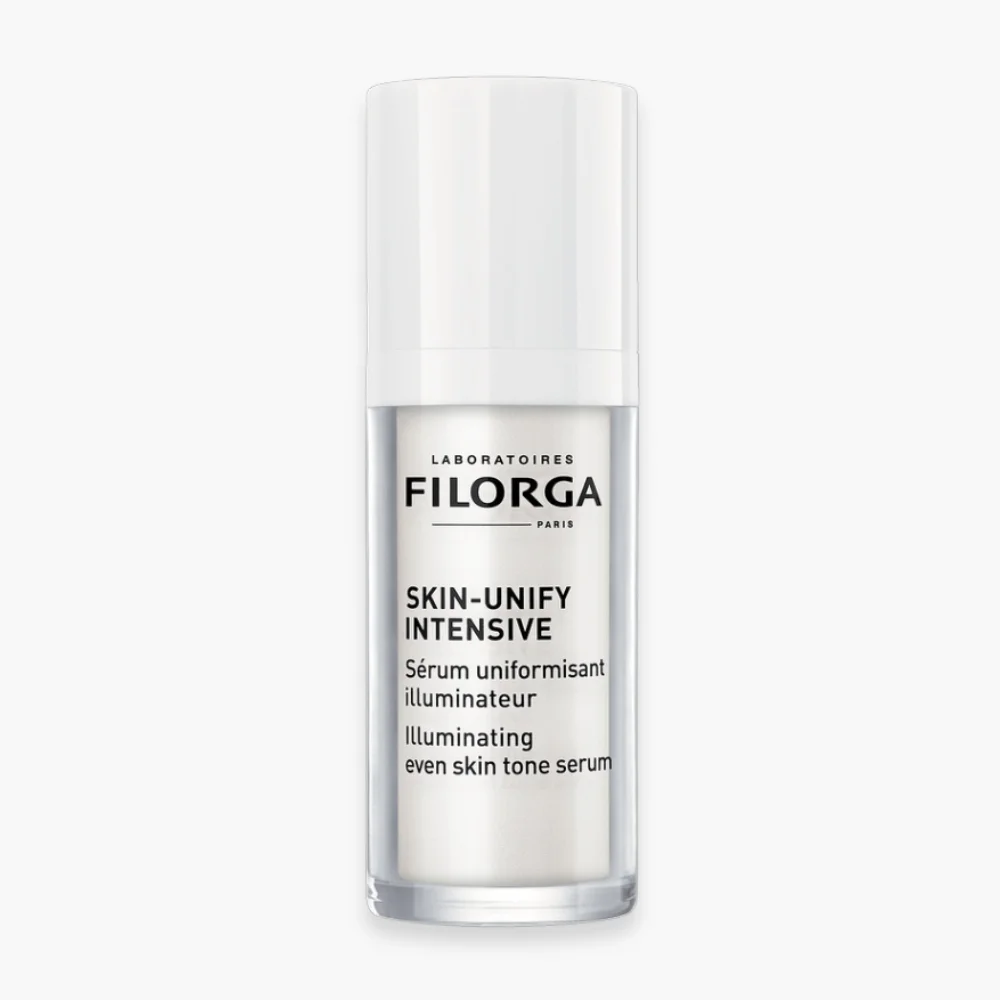 filorga-skin-unify-intensive-serum-uniformisant-illuminateur-30ml.jpg Flacon pompe blanc Filorga Skin-Unify Intensive sérum uniformisant illuminateur 30 ml