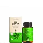 Coffret et flacon vert Fitobotanika CBD boosteur capillaire de 30 gélules