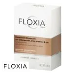 Boîte beige Floxia complément alimentaire revitalisant cheveux et ongles comprimés