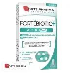 Étui blanc et vert Forté Pharma Fortébiotic+ ATB 2en1 10 gélules