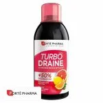 Flacon rouge Forté Pharma Turbo Draine goût agrumes 500 ml