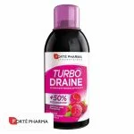 Flacon rose Forté Pharma Turbo Draine goût framboise 500 ml