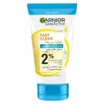 Petit tube Garnier SkinActive Fast Clear gel exfoliant quotidien format voyage