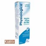 Boîte et flacon spray Gifrer Physiologica lavage du nez 100 ml