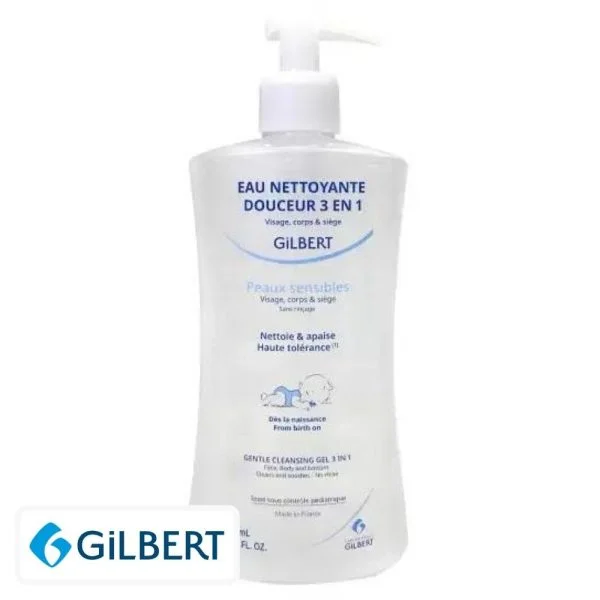 Gilbert Eau Nettoyante Douceur 3en1 400ml