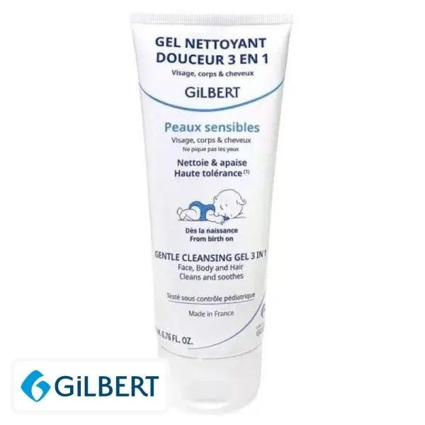 Gilbert Gel Nettoyant Douceur 3en1 200ml