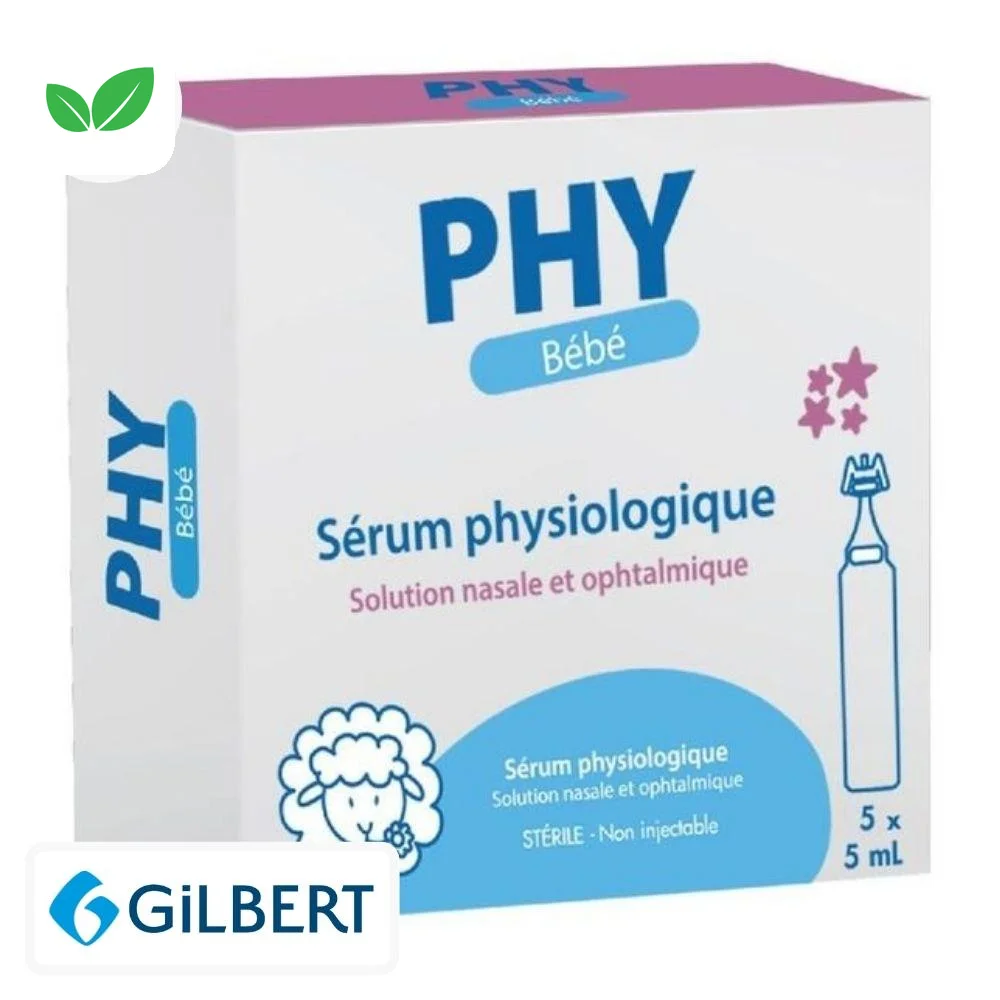gilbert-phy-bebe-serum-physiologique-solution-nasale-et-ophtalmique-5x5ml.jpg Petite boîte PHY Bébé Gilbert sérum physiologique cinq unidoses de 5 ml