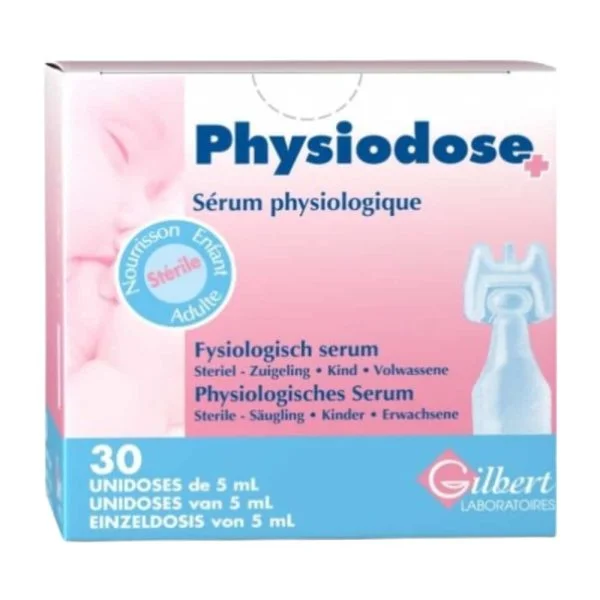 Gilbert PHYSIODOSE Sérum PHYSIOLOGIQUE Unidoses 30x 5ml