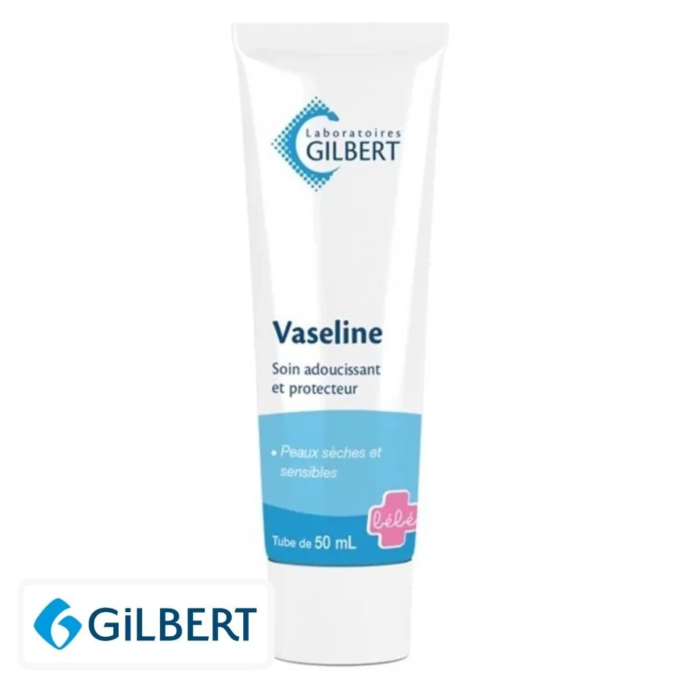 gilbert-vaseline-soin-adoucissant-et-protecteur-50ml.jpg Petit tube Vaseline Gilbert soin adoucissant protecteur 50 ml pictogramme bébé