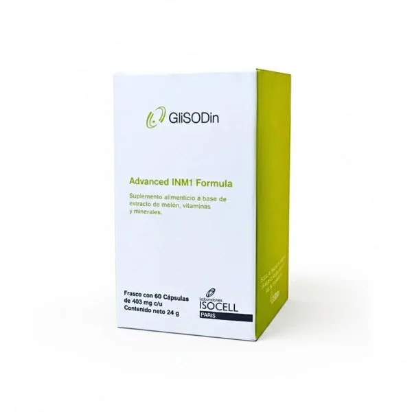 Boîte blanche GliSODin Advanced INM1 Formula 60 capsules complément alimentaire