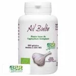 Pilulier blanc GPH Diffusion Ail Bulbe avec logo agriculture biologique