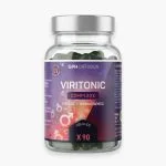 Flacon GPH Diffusion Viritonic, gélules foncées visibles, étiquette violette 90 gélules