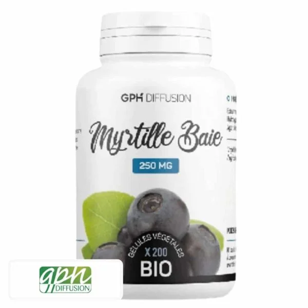 Gph Diffusion Myrtille Baie 250mg 200 Gélules
