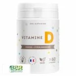 Flacon blanc GPH Diffusion Vitamine D, 60 comprimés vegan fabriqué en France