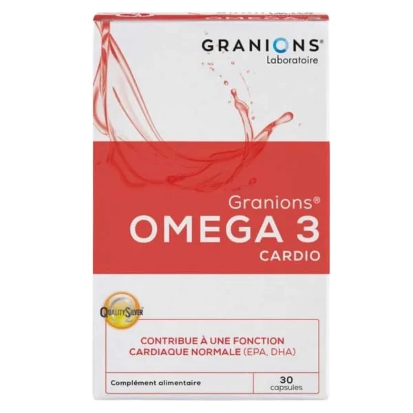 Granions Omega 3 Cardio Fonction Cardiaque 30 Gélules