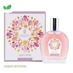 Flacon et étui parfum Green Botanic Soft Pink femme gouttes roses