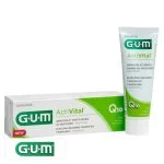 Tube et étui du gel dentifrice GUM ActiVital Q10 75 ml