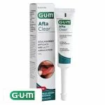Tube à canule fine et étui du gel GUM AftaClear 10 ml